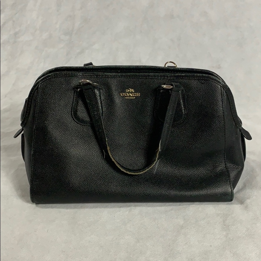 Coach Black Leather Satchel
